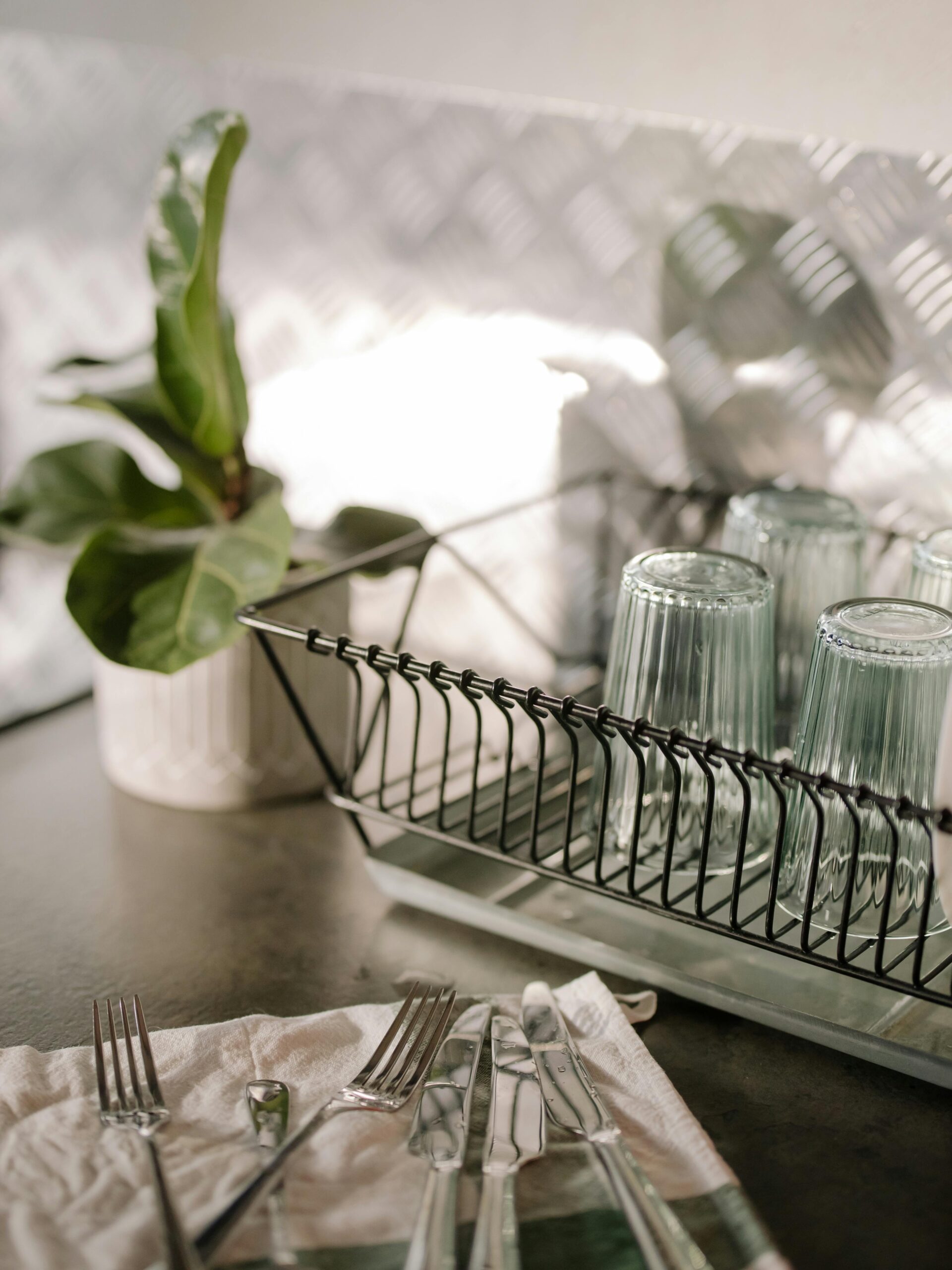 clean dishes after professional house cleaning slc